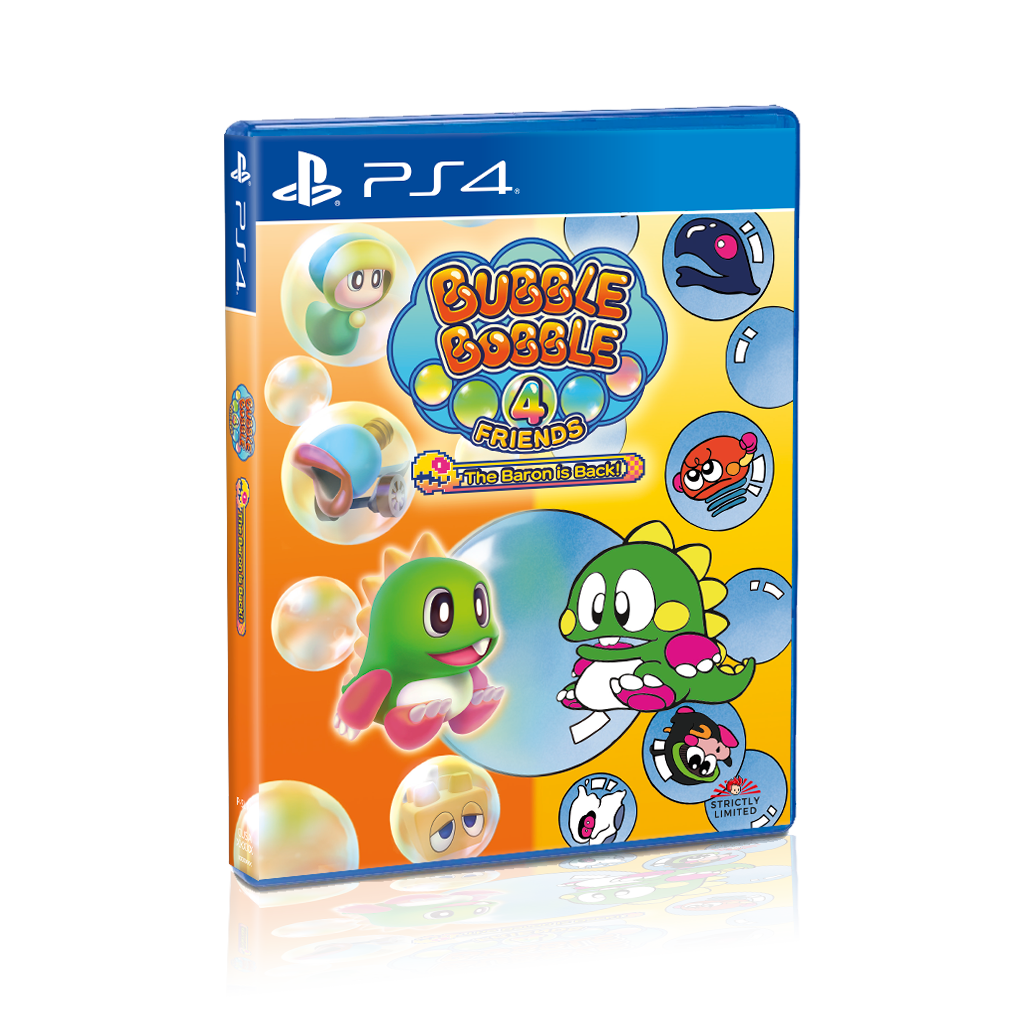 Bubble Bobble 4 Friends, um game de plataforma, chegará ao PS4