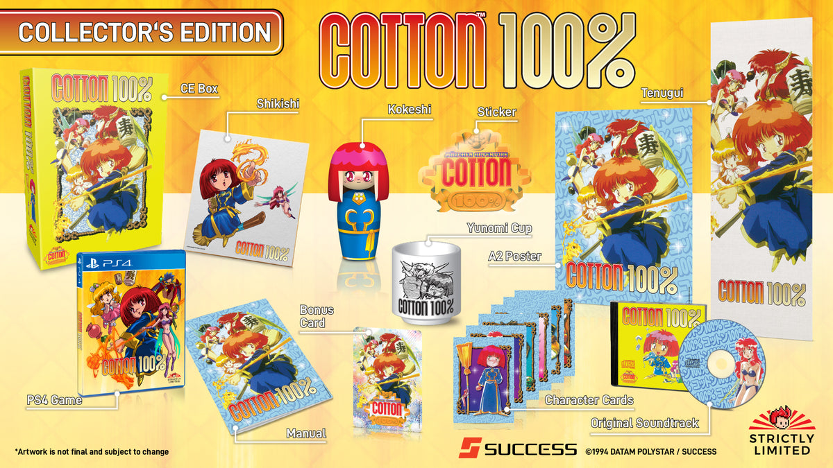 Cotton 100% Collector's Edition (PS4) – Strictly Limited Games