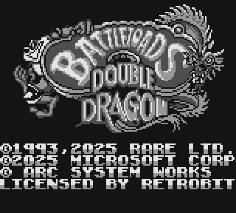 Battletoads and Double Dragon (GameBoy)