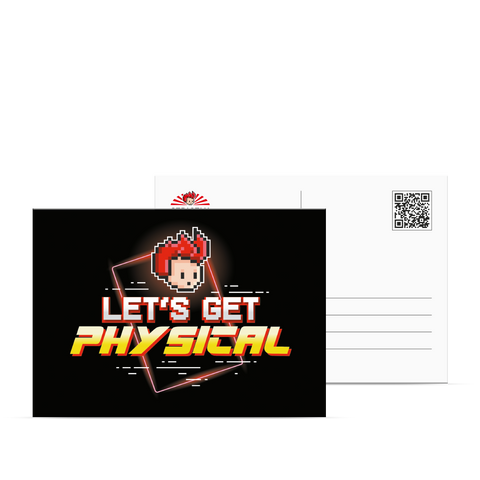 Strictly Limited "Let's Get Physical" Postcard